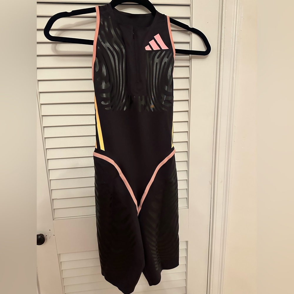 NWT Adidas Track and Field Suit, Adizero, Rheon Engineered, Size XS, Black